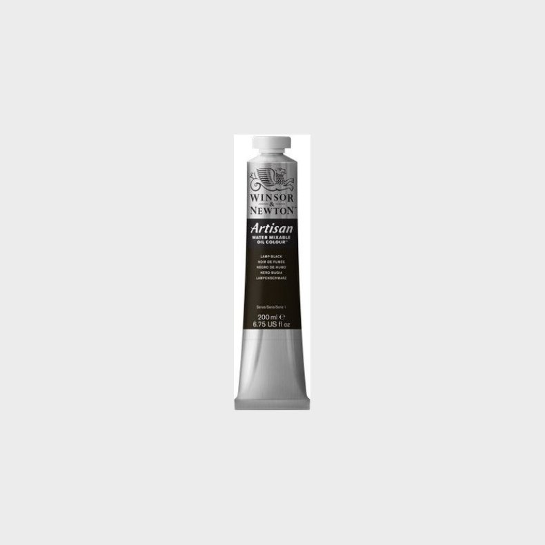 Winsor & Newton - Oliemaling - Artisan - Lamp Black 200 Ml
