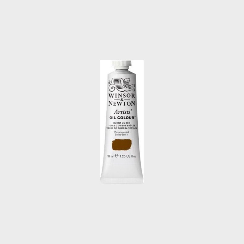 Winsor & Newton - Oliemaling - Artists - Burnt Umber 37 Ml