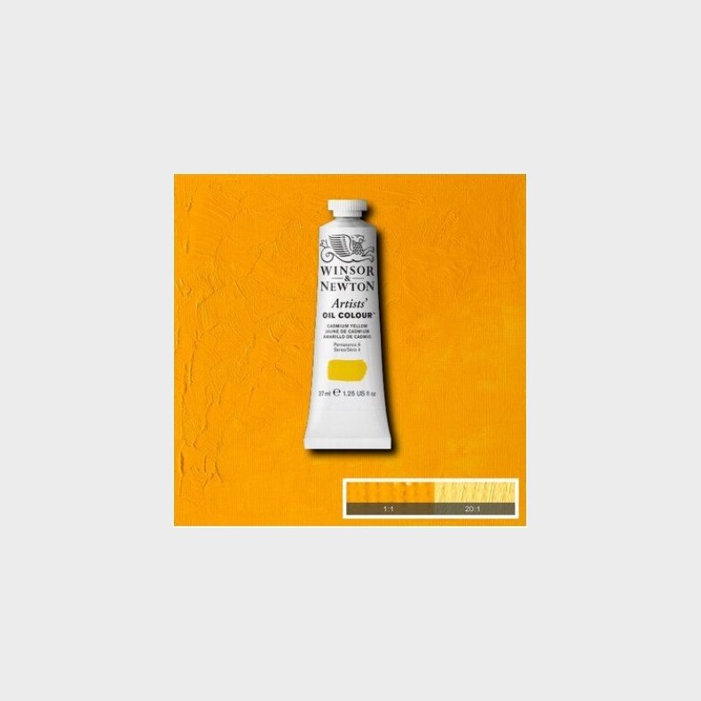 Winsor & Newton - Oliemaling - Artists - Cadmium Yellow 37 Ml