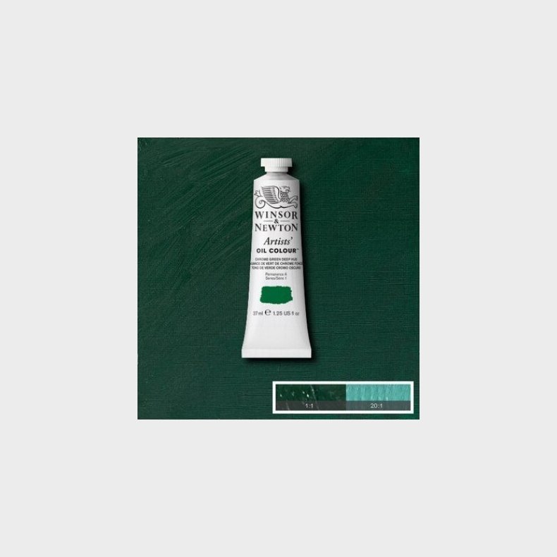 Winsor & Newton - Oliemaling - Artists - Chrome Green Deep Hue 37 Ml