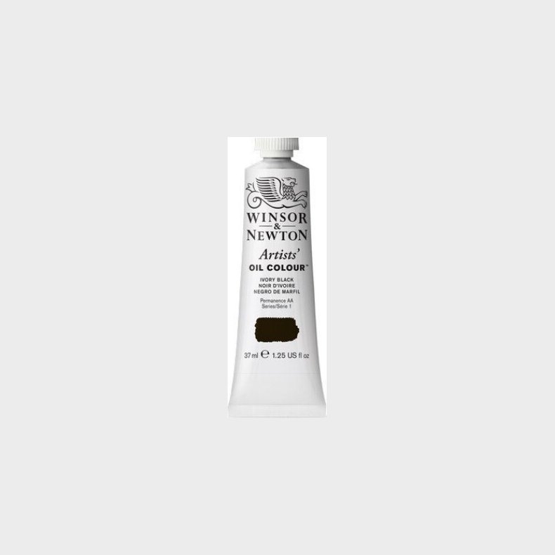 Winsor & Newton - Oliemaling - Artists - Ivory Black 37 Ml