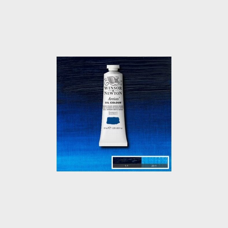 Winsor & Newton - Oliemaling - Artists - Winsor Blue Green Shade 37 Ml