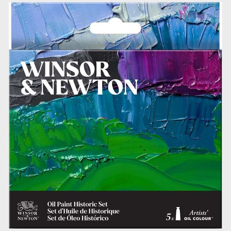 Winsor & Newton - Artists Oil - Oliemaling St 5x37 Ml - Historic Set