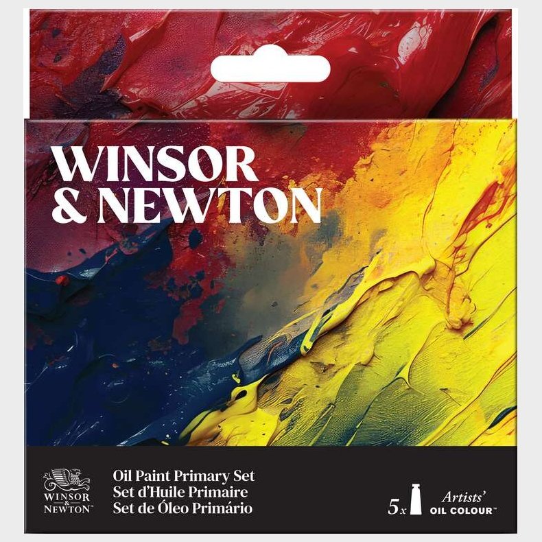 Winsor & Newton - Artists Oil - Oliemaling St 5x37 Ml - Primary Set