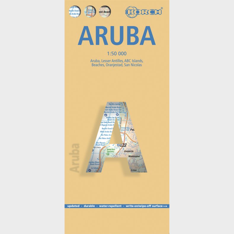 Aruba - Borch Maps  - English book
