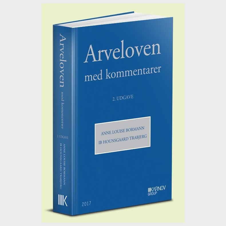 Arveloven Med Kommentarer - Ib Hounsgaard Trabjerg - Bog