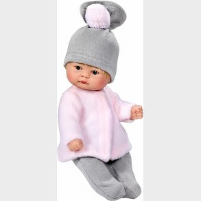 Asi - Bombonc�n Baby Dukke - Pige - Blond I Lyser�dt Gr�t T�j