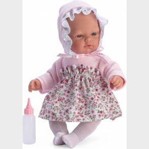 Asi - Oli Baby Dukke - Pige - 30 Cm - Pink Top Og L�s Nederdel