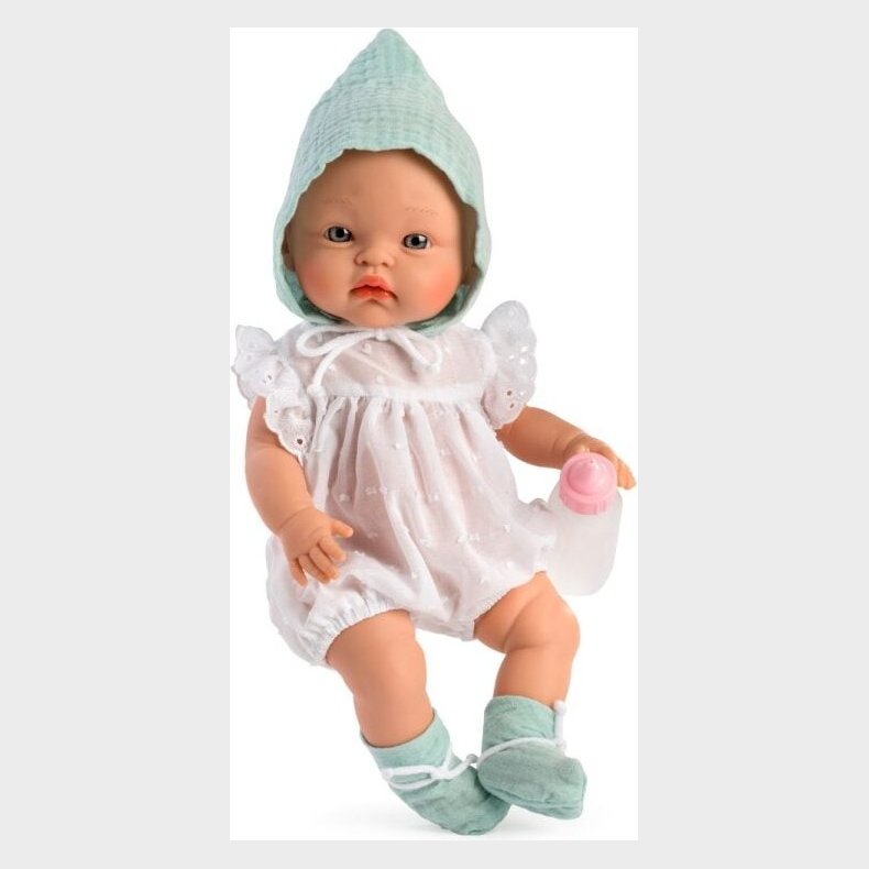 Asi - Alex Baby Dukke - Dreng - 36 Cm - Med Kyse Og Sutteflaske