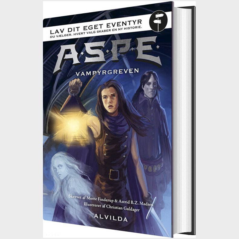 A.s.p.e. - Lav Dit Eget Eventyr: Vampyrgreven - Mette Finderup - Bog