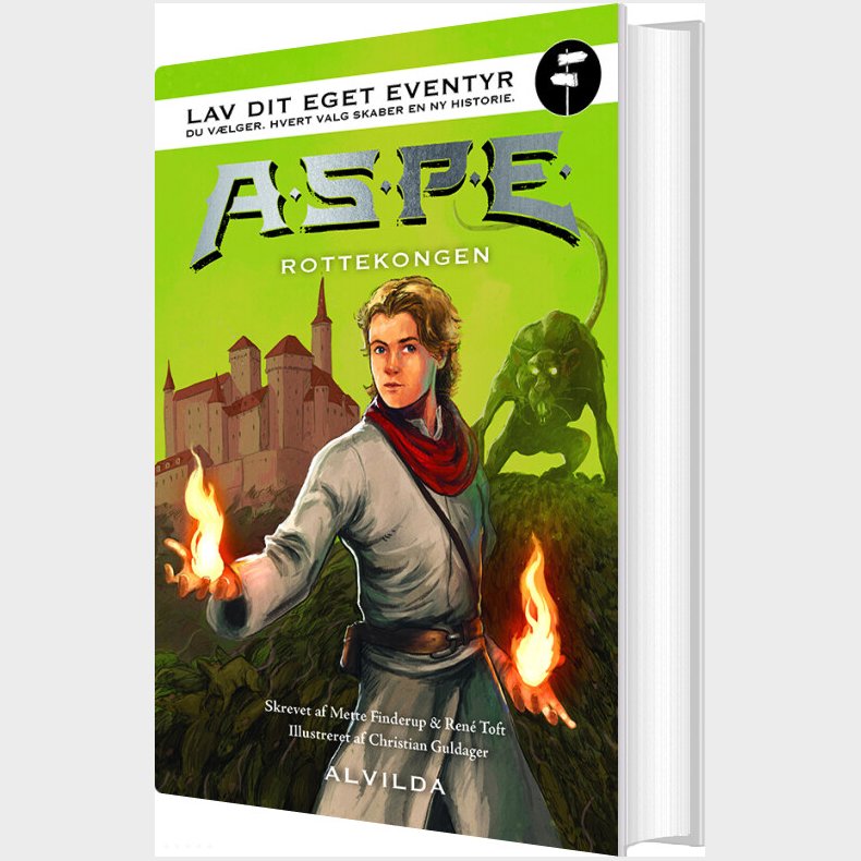 A.s.p.e. - Lav Dit Eget Eventyr: Rottekongen - Mette Finderup - Bog