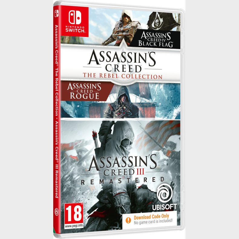 Assassins Creed: Bundle (rebel Collection + Ac 3) - Kode I Boks  - Nintendo Switch