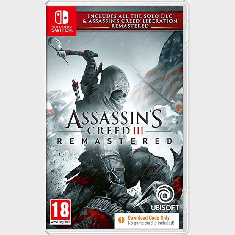 Assassin's Creed Iii Remastered - Kode I Boks  - Nintendo Switch