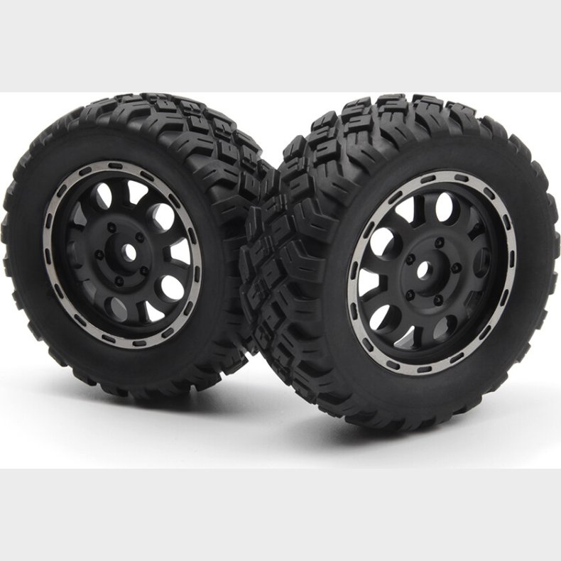 Assembled Wheel & Tyre Set (2pcs) - 540451 - Blackzon