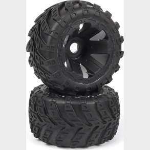 Assembled Wheel & Tyre Set (mt/2pcs) - Mv151064 - Maverick Rc