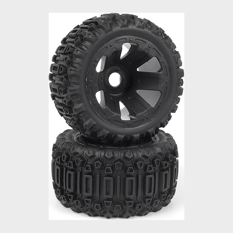 Assembled Wheel & Tyre Set (tpr/2pcs) - Mv151063 - Maverick Rc