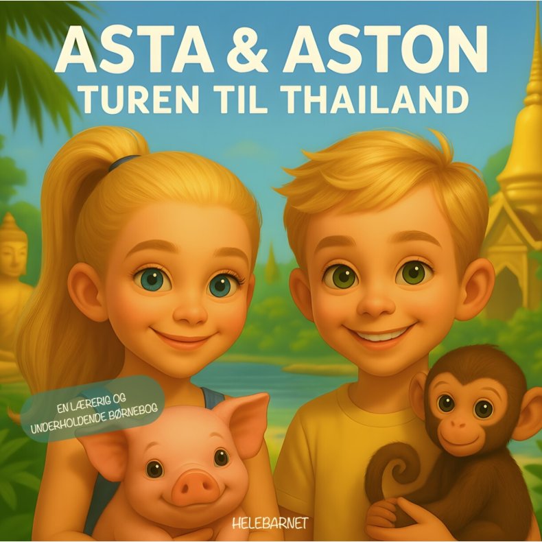 Asta & Aston - Turen Til Thailand - Karina Skipper-heiselberg - Bog