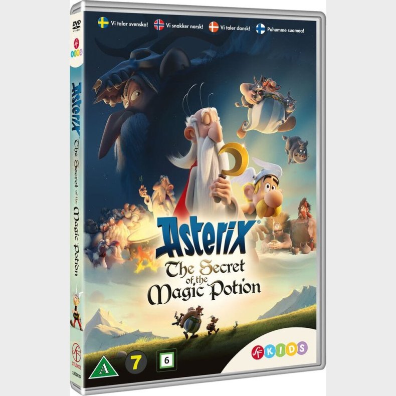 Asterix Og Trylledrikkens Hemmelighed - DVD - Film