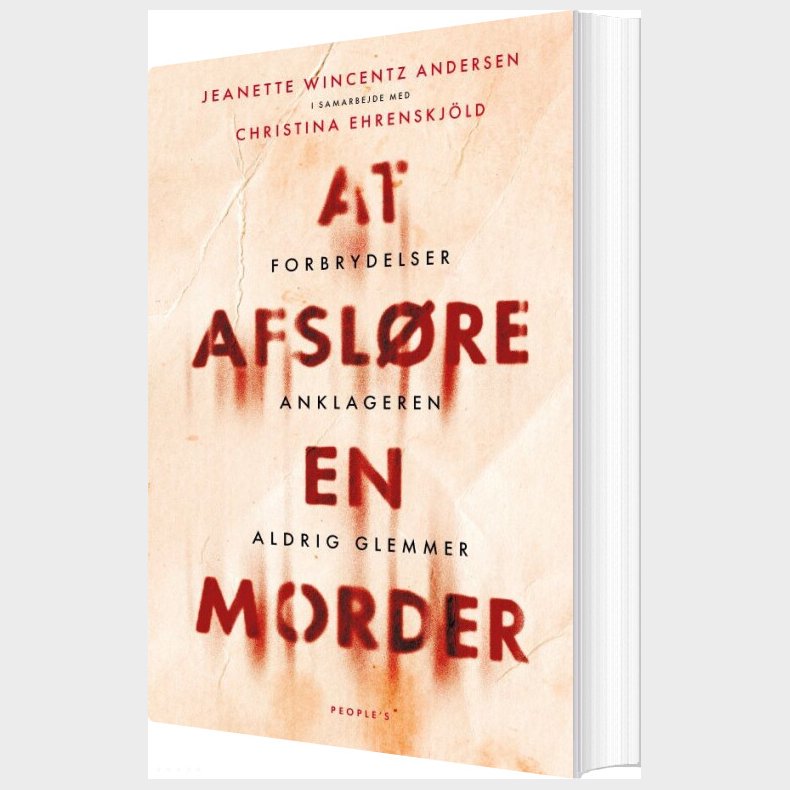 At Afsl�re En Morder - Christina Ehrenskj�ld - Bog