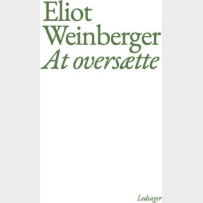 At Overs�tte - Eliot Weinberger - Bog