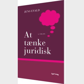 At T�nke Juridisk - Jens Evald - Bog