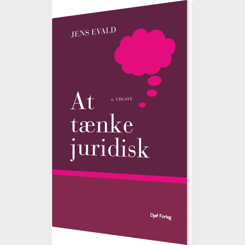 At T�nke Juridisk - Jens Evald - Bog