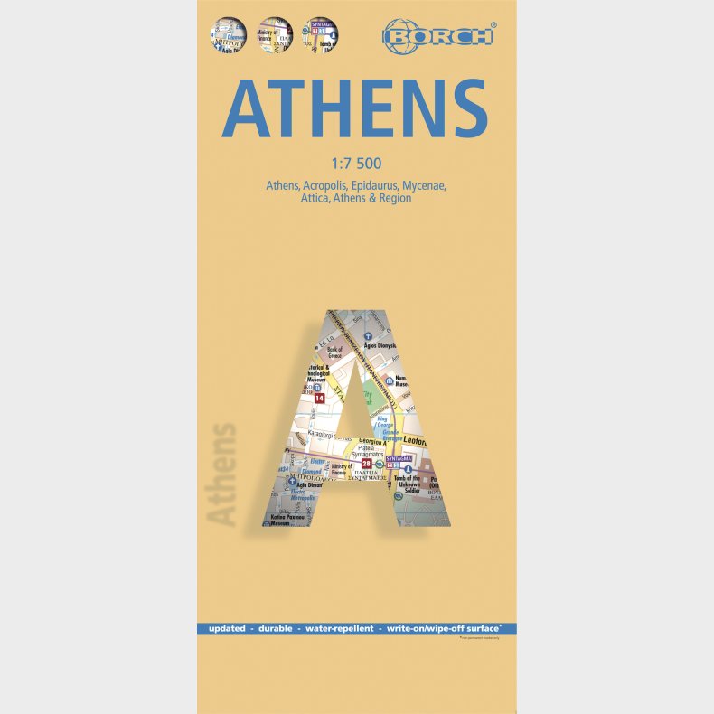 Athens - Borch Maps  - English book