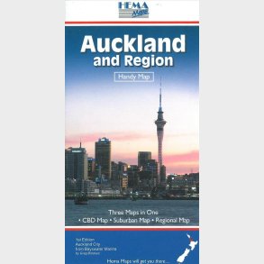 Hema Maps - Auckland And Region - English book