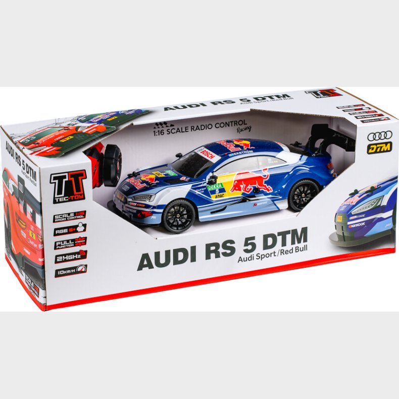 Audi Rs 5 Dtm Red Bull R/c 1:16 2,4ghz - Tec-toy
