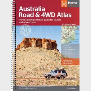 Australia Road & 4wd Atlas - English book