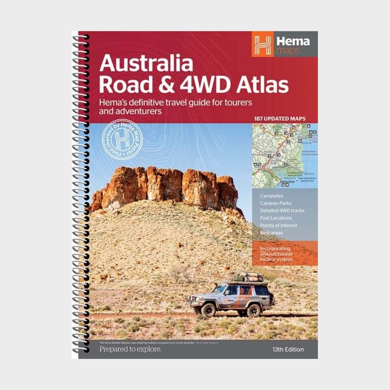 Australia Road & 4wd Atlas - English book