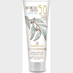 Australian Gold - Botanical Farvet Ansigtscreme Spf 50 88 Ml - Fair/light