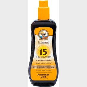 Australian Gold - Carrot Spray Oil Spf 15 237 Ml - Solcreme