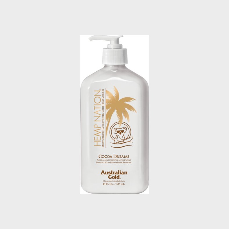 Australian Gold - Hemp Nation Cocoa Dreams Tan Extender Body Lotion 535 Ml