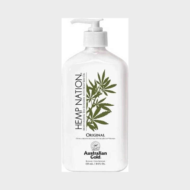 Australian Gold - Hemp Nation Body Lotion Tan Extender 535 Ml