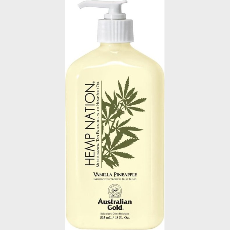 Australian Gold - Hemp Nation Vanilla Pineapple Tan Extender Body Lotion 535 Ml