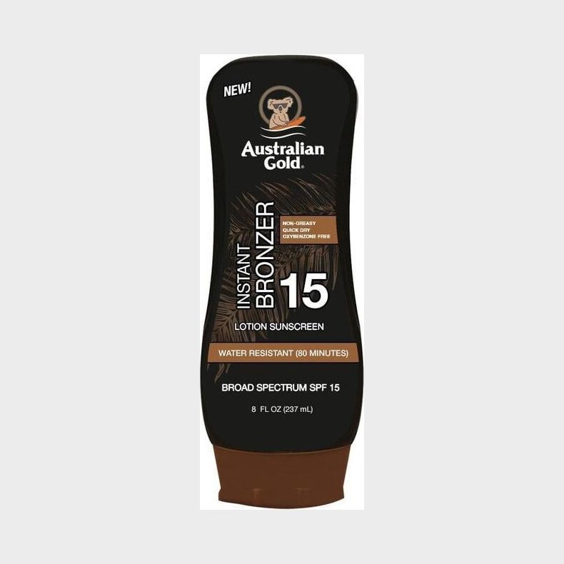 Australian Gold - Instant Bronzer Sunscreen Lotion Spf 15 237 Ml
