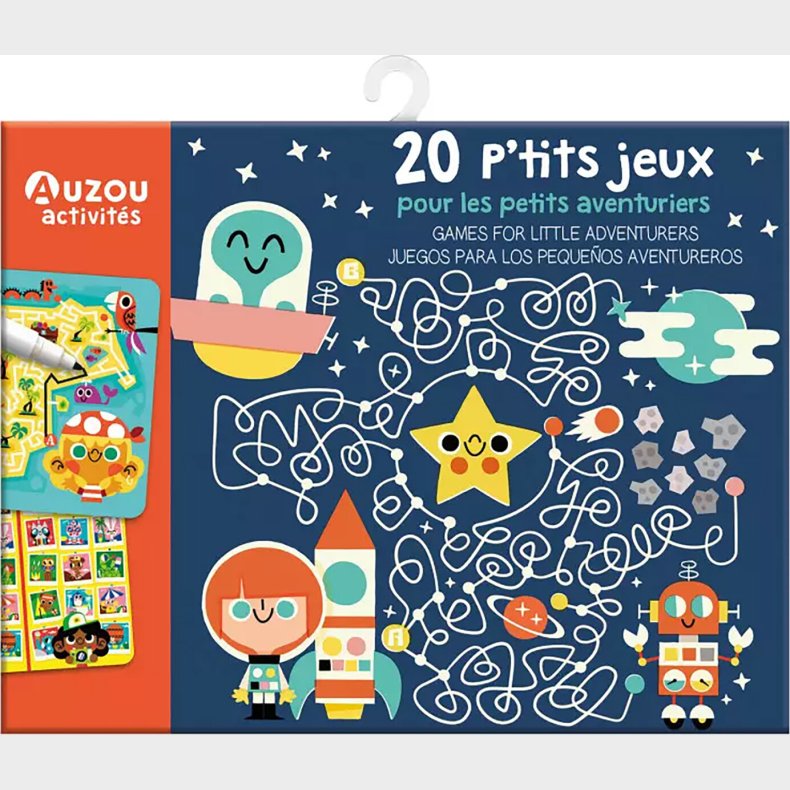 Auzou - Aktivitetskort - 20 Opgaver - Eventyr
