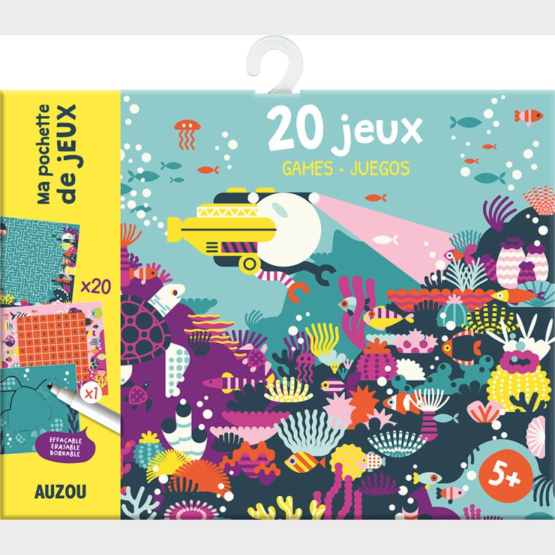 Auzou - Aktivitetskort - 20 Opgaver - Havet