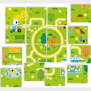 Auzou - Aktivitetskort - 20 Opgaver - P Rejsen