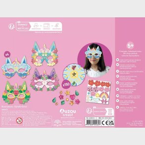 Auzou - Aktivitetsst - Dekorer Masker - Enhjrning