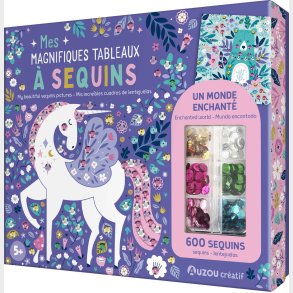 Auzou - Aktivitetsst - Kunst Med Pailletter 600