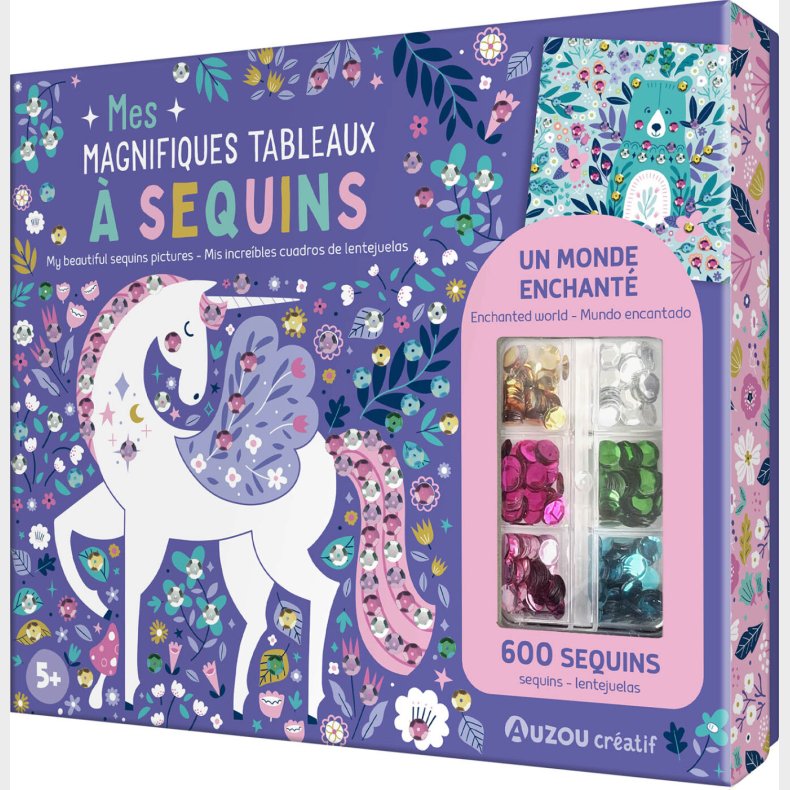 Auzou - Aktivitetss�t - Kunst Med Pailletter 600