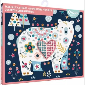 Auzou - Aktivitetsst - Kunst Med Rhinsten