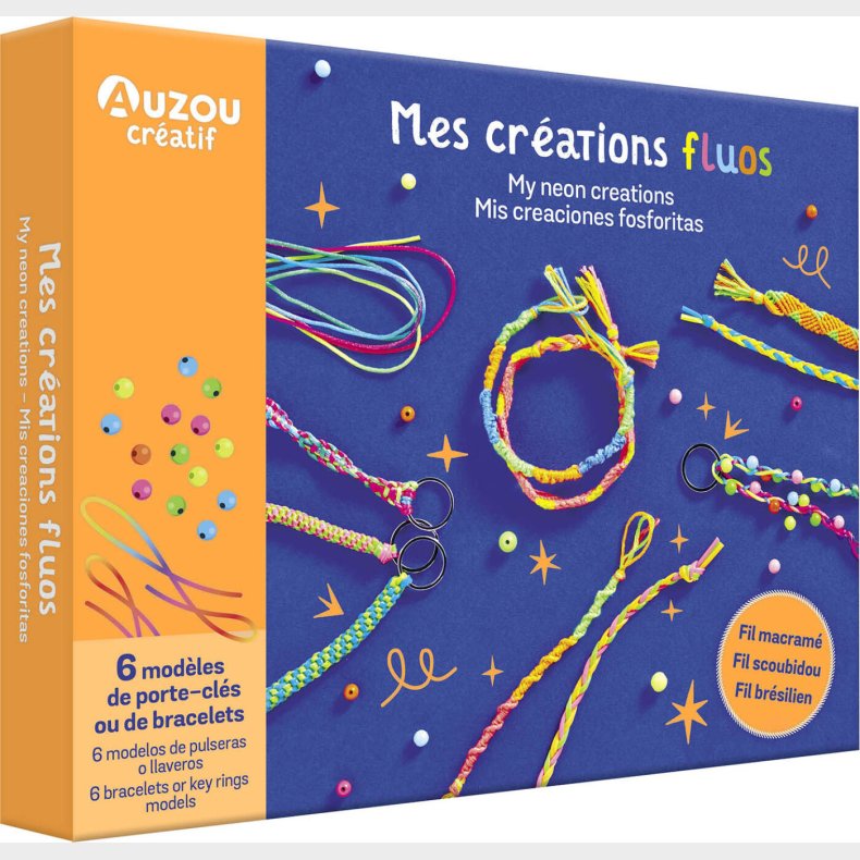 Auzou - Aktivitetsst - Neon Kreationer