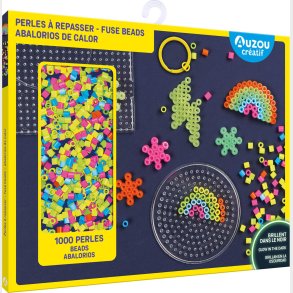 Auzou - Aktivitetsst - Strygeperler - Selvlysende