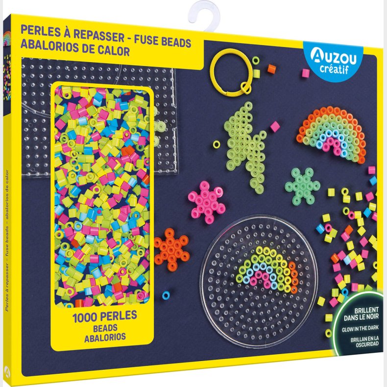 Auzou - Aktivitetsst - Strygeperler - Selvlysende