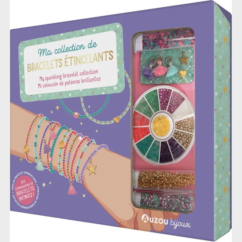Auzou - Jewellery Factory - Funklende Armb�nd - Diy S�t