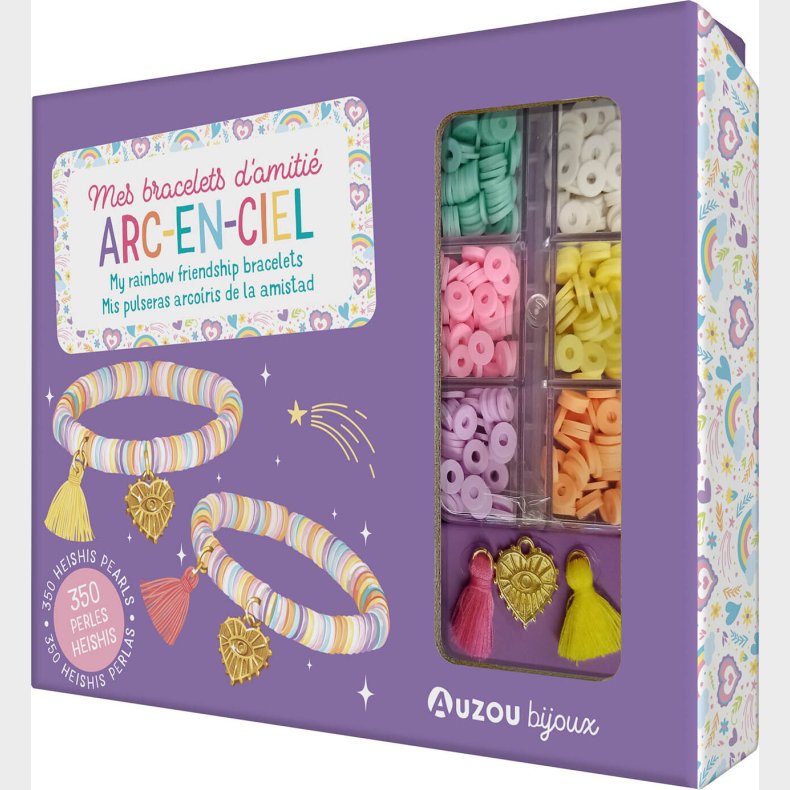 Auzou - Jewellery Factory - Lav Selv Regnbue Venskabsarmb�nd