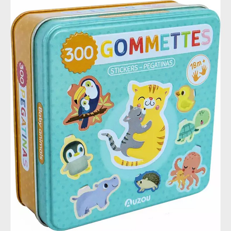 Auzou - Klisterm�rker I Metal�ske - Dyreunger